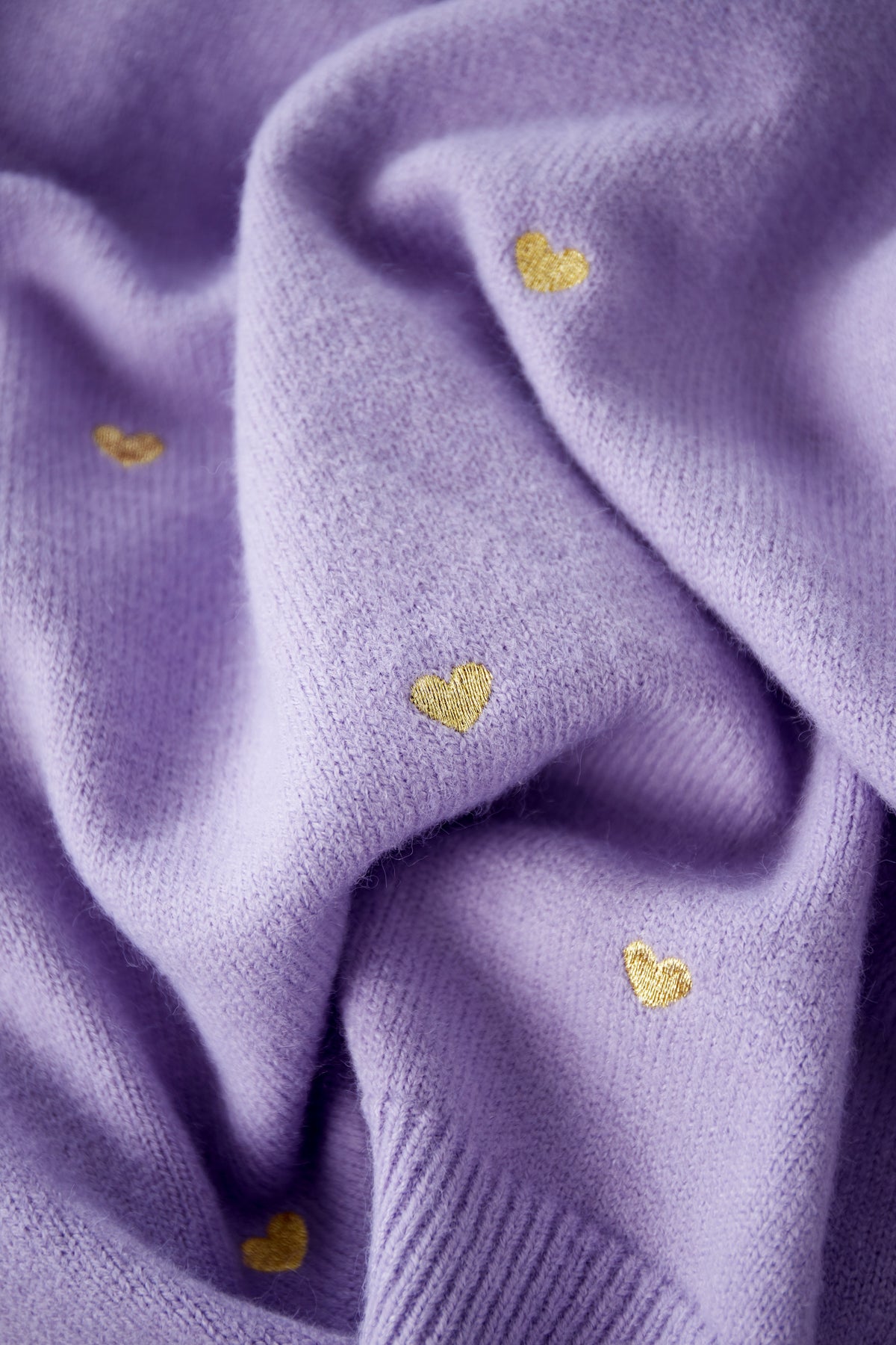 Acrylic Knit Sweater Casual Heart Pattern Fall/Winter