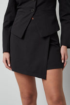 Polyester Women's Asymmetric Shorts Professional Design - Ella