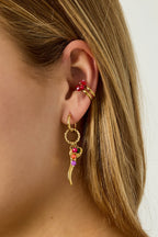 Stainless Steel Ear Cuffs Flower Casual Daily Simple Series Women's jewelry - Ella
