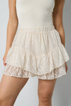 Woven Polyester Fiber Elegant Pantskirts - Ella