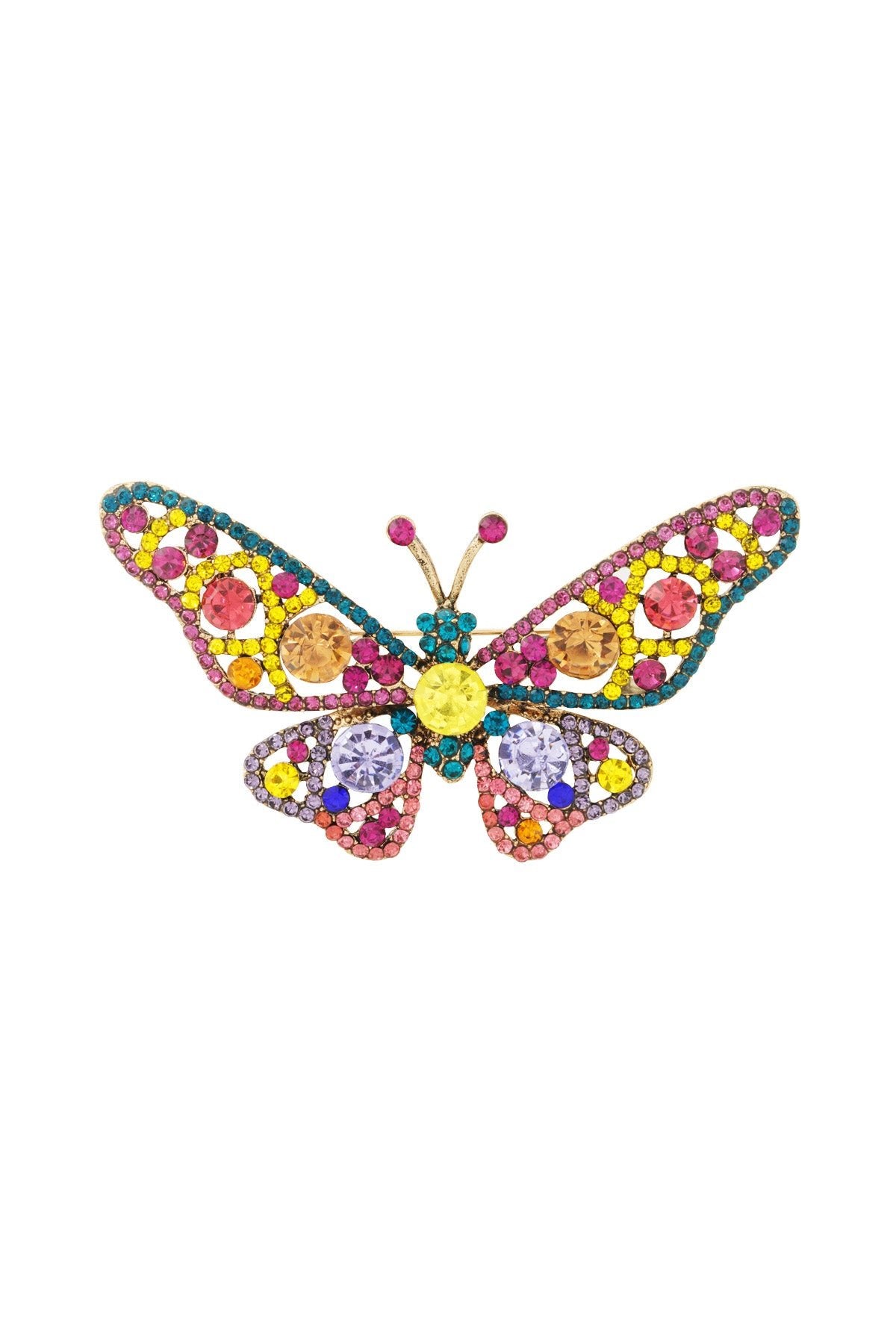 Butterfly Brooch - Multi - Ella
