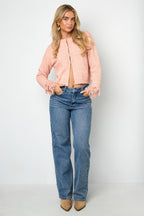 Knitted Polyester Fiber Women's Cardigan Casual Solid Color Fall/Winter