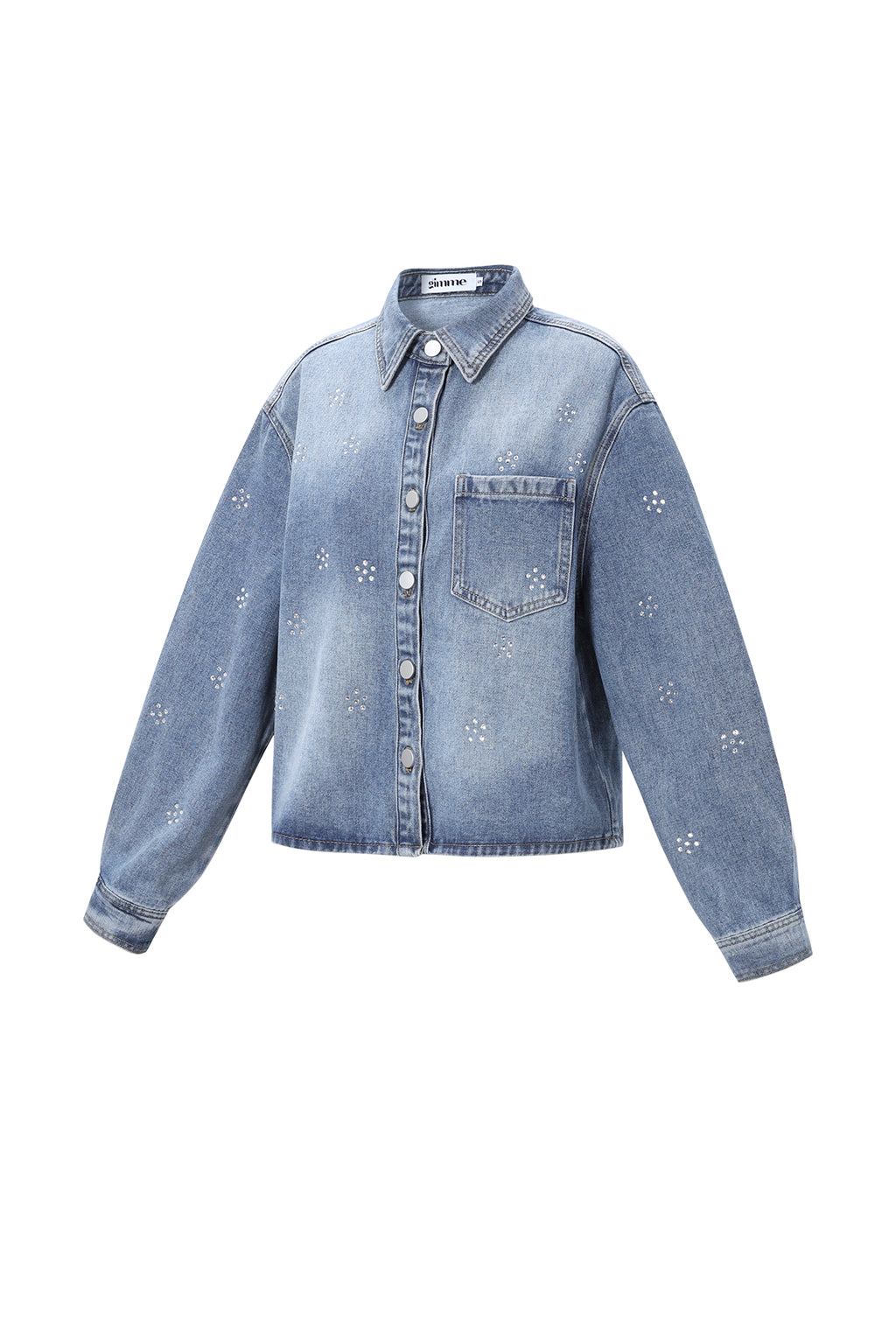 Strass Denim Jacket - Ella