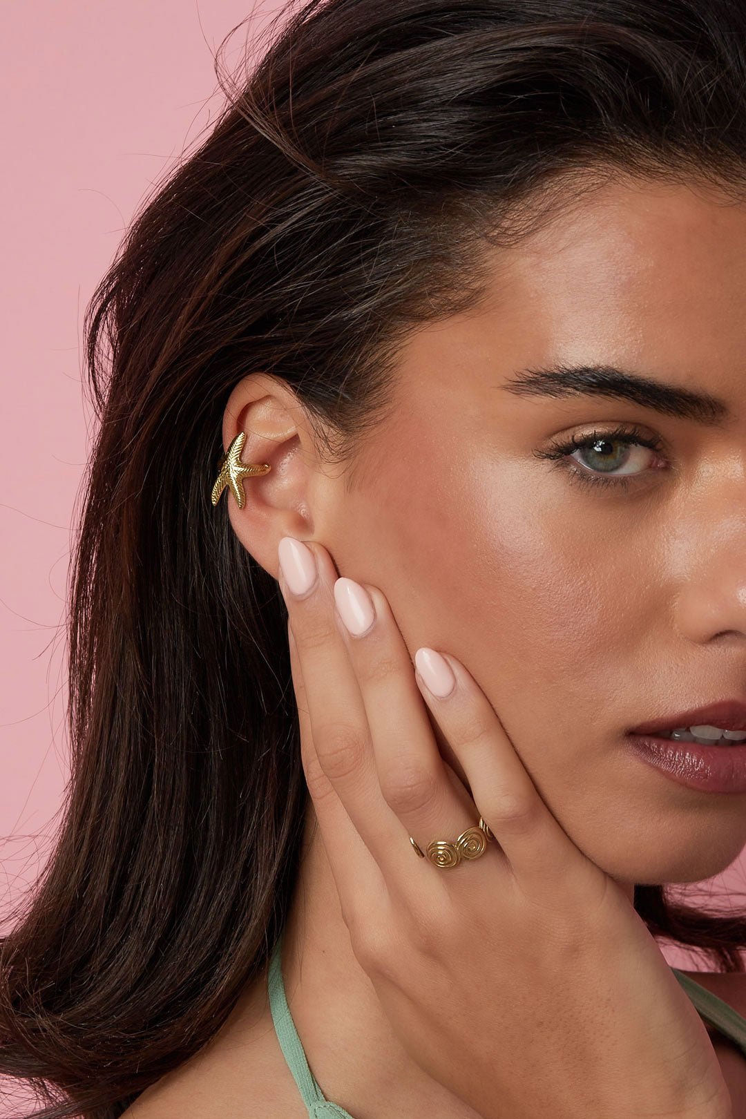 Starfish - shaped ear cuff - Ella
