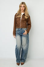 Woven Polyester Fiber Women's Jacket Street Elegant Specialty Solid Color Fall/Winter