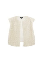 Woven Polyester Fiber Women's Vest Casual Solid Color Fall/Winter