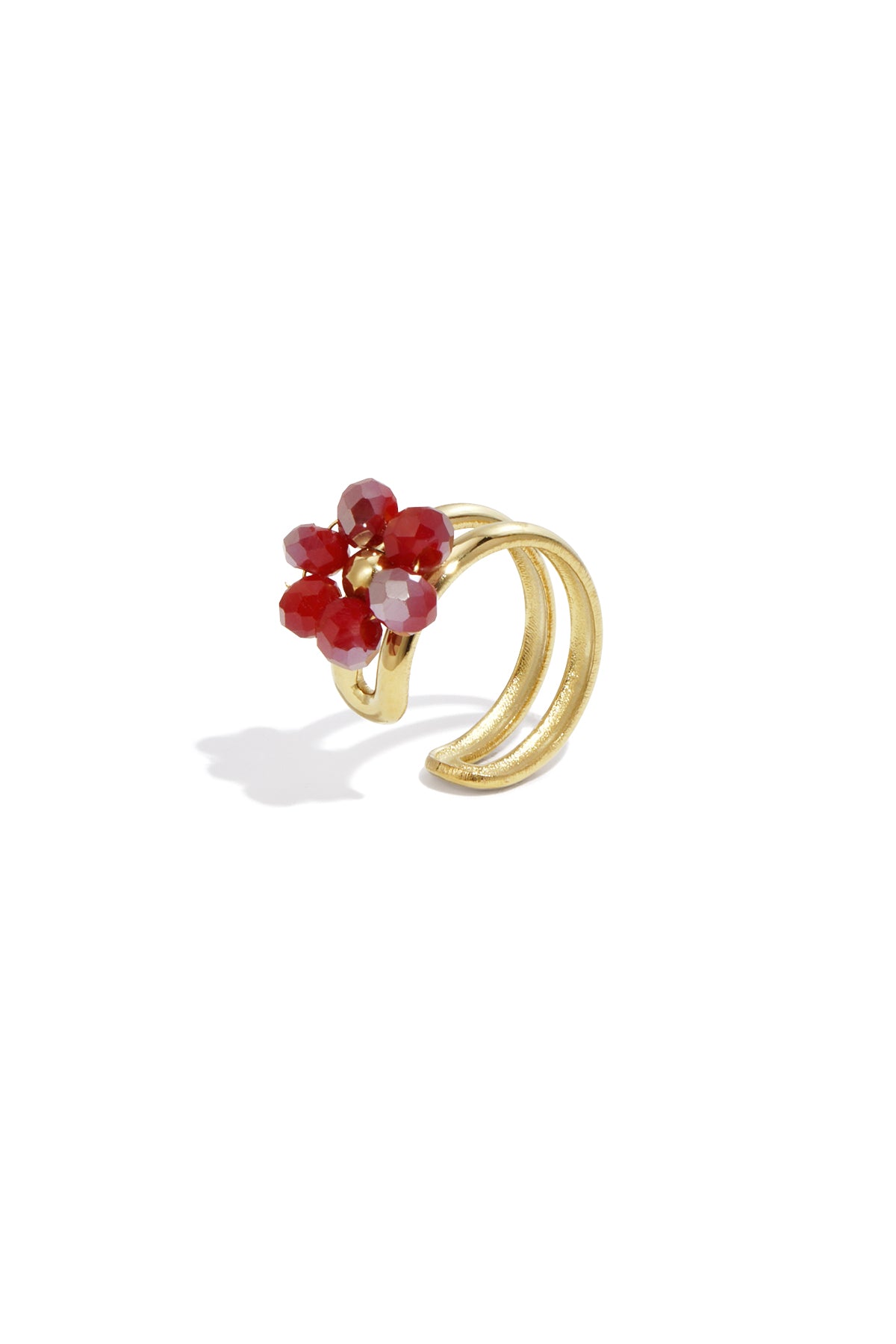 Stainless Steel Ear Cuffs Flower Casual Daily Simple Series Women's jewelry - Ella
