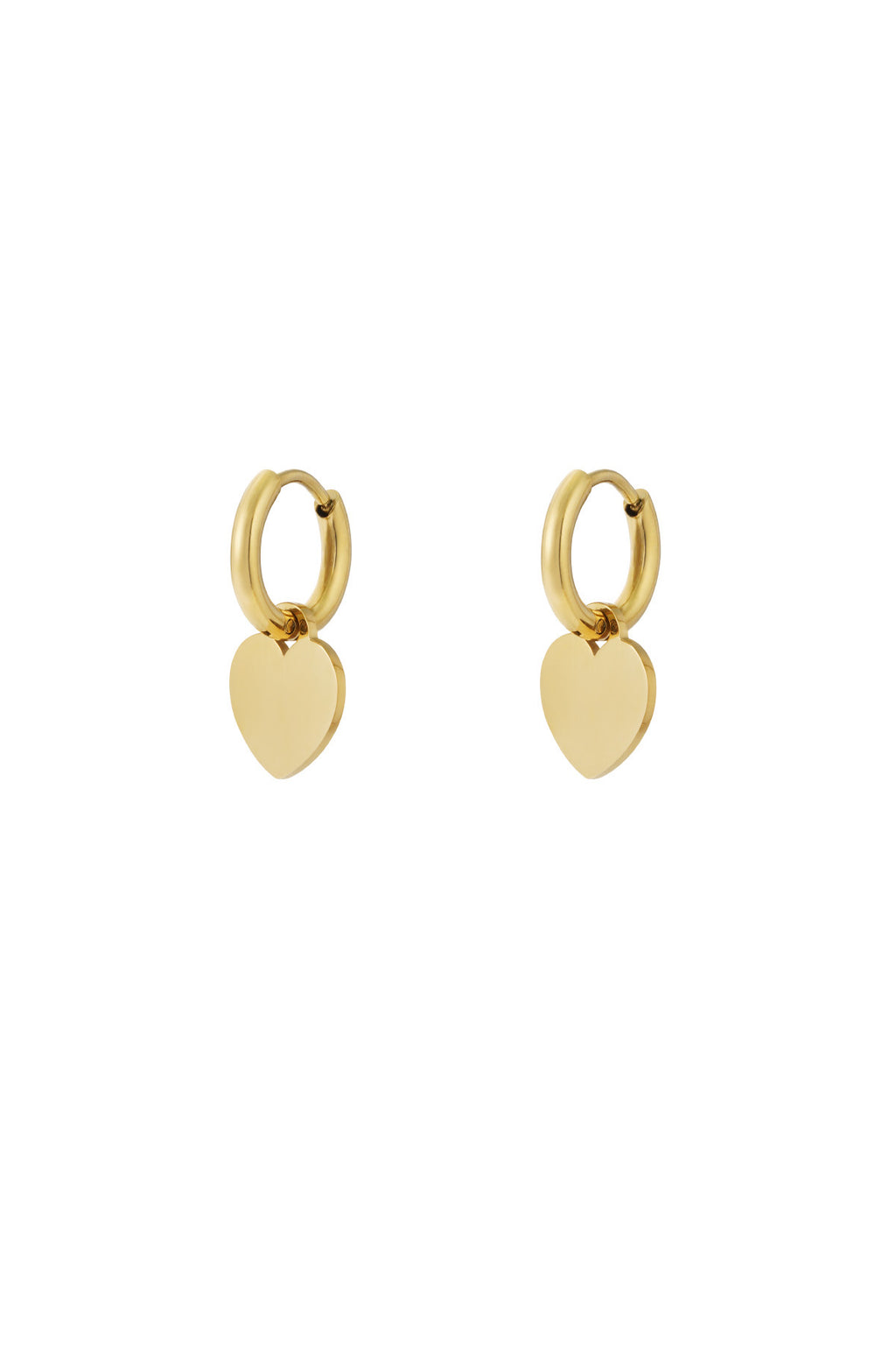 Simple heart earrings - Ella