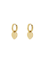 Simple heart earrings - Ella