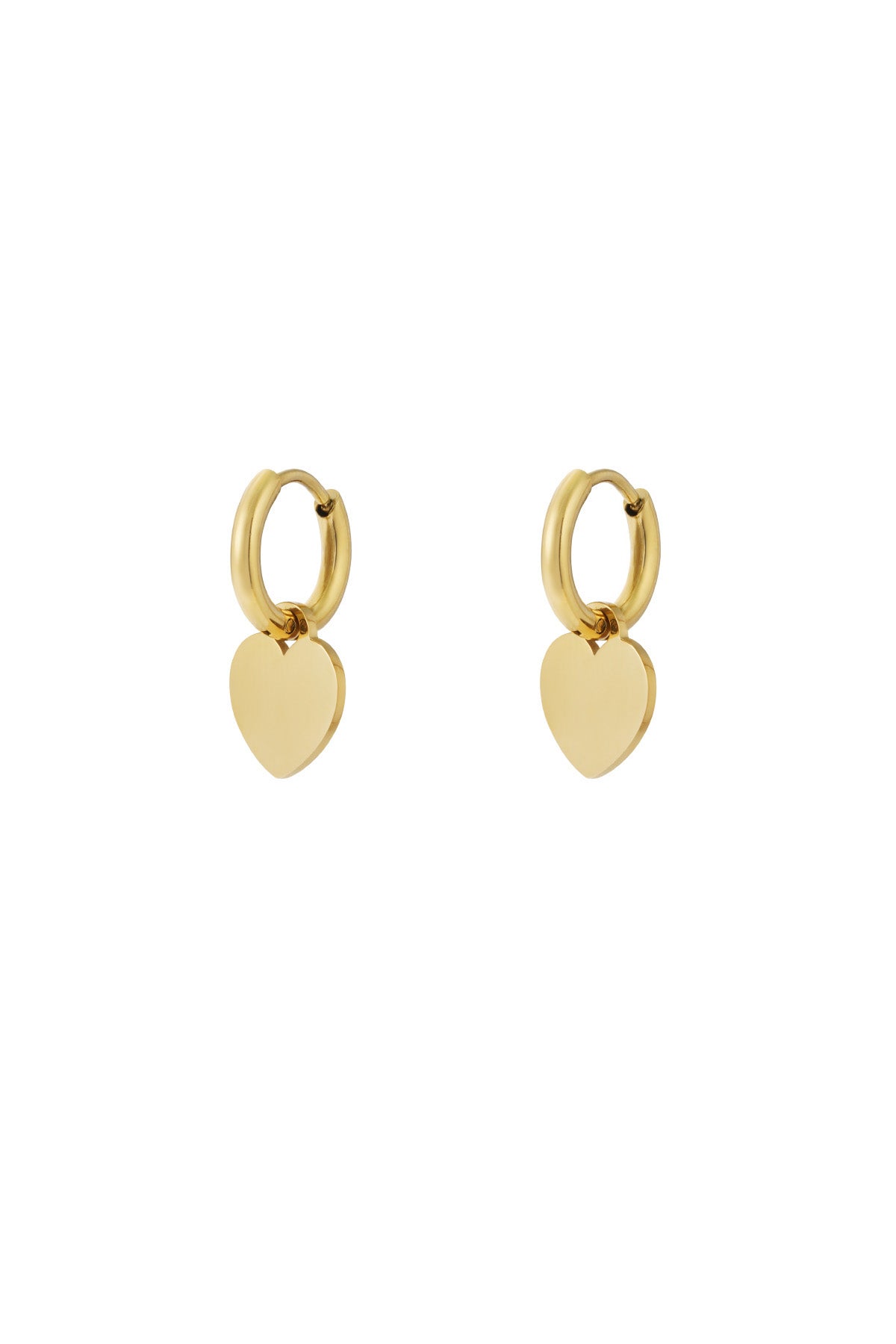 Simple heart earrings - Ella