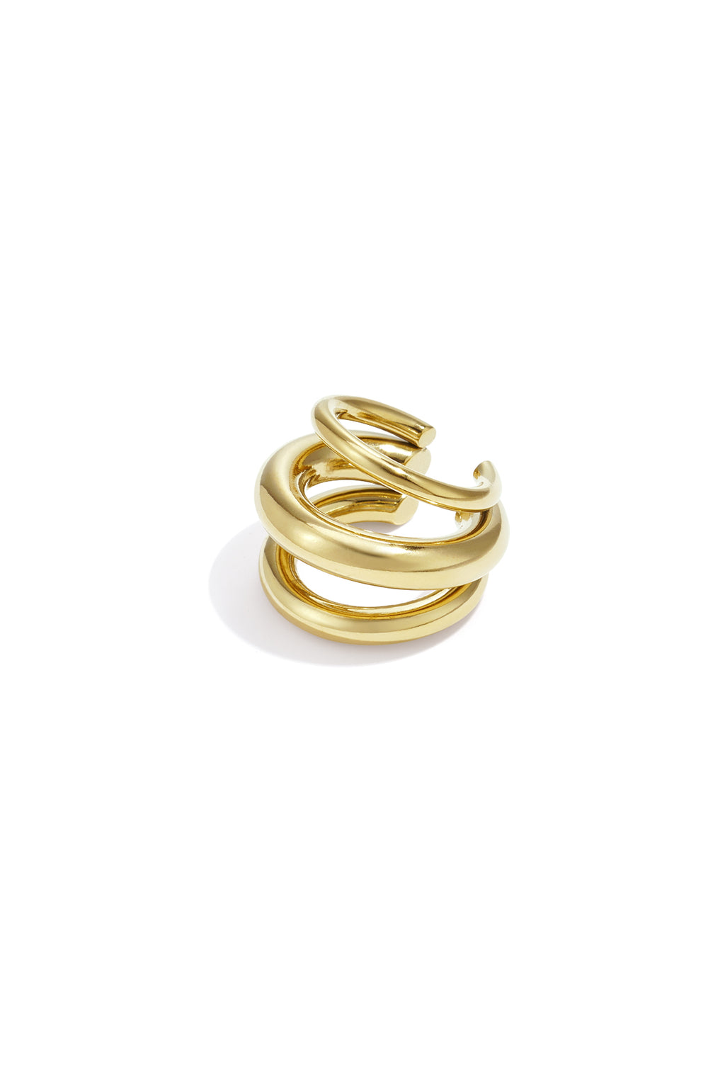 Stainless Steel Ear Cuffs lines Daily Simple Series Women's jewelry - Ella