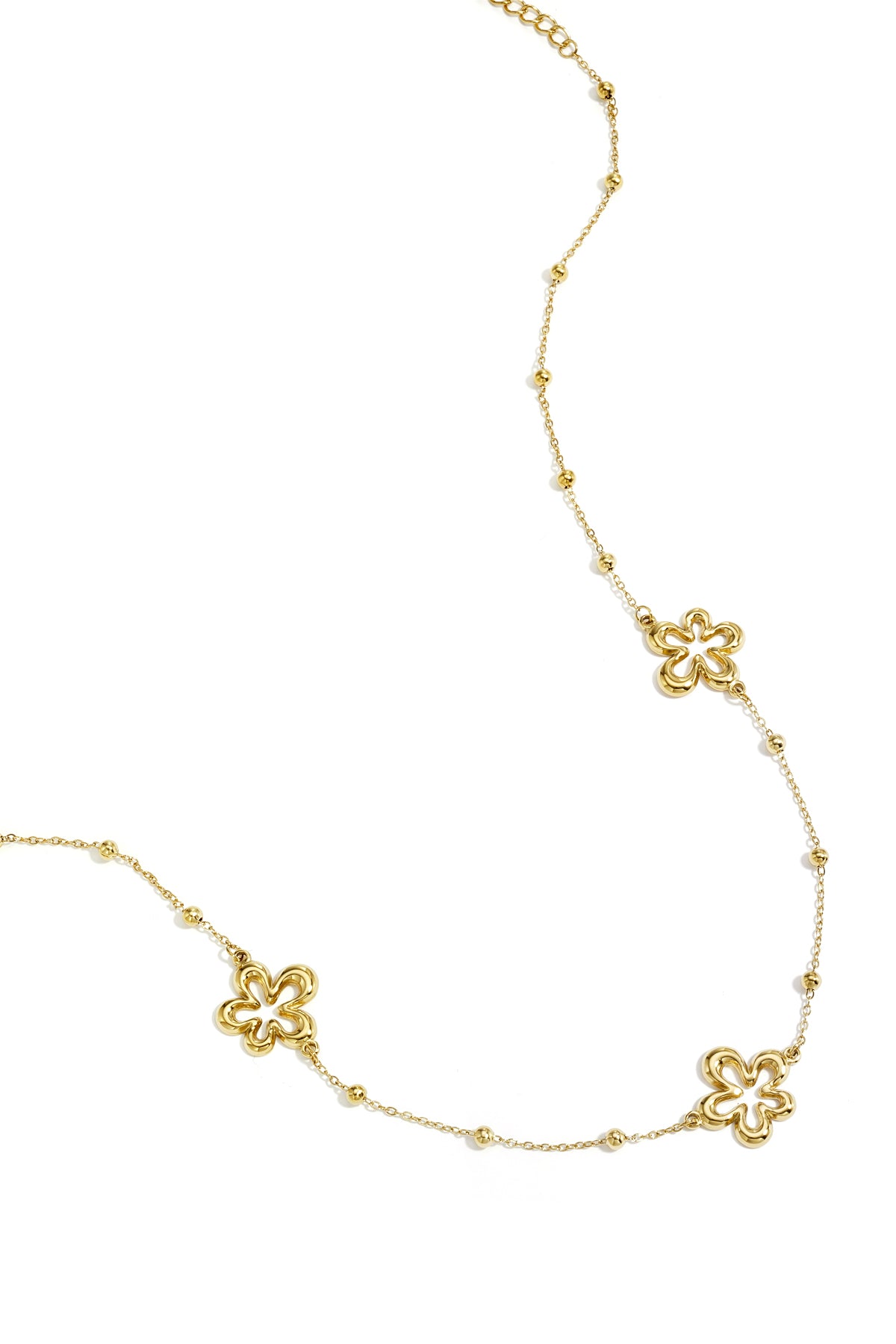 Stainless Steel Pendant necklaces Flower Simple Daily Simple Series Women's jewelry