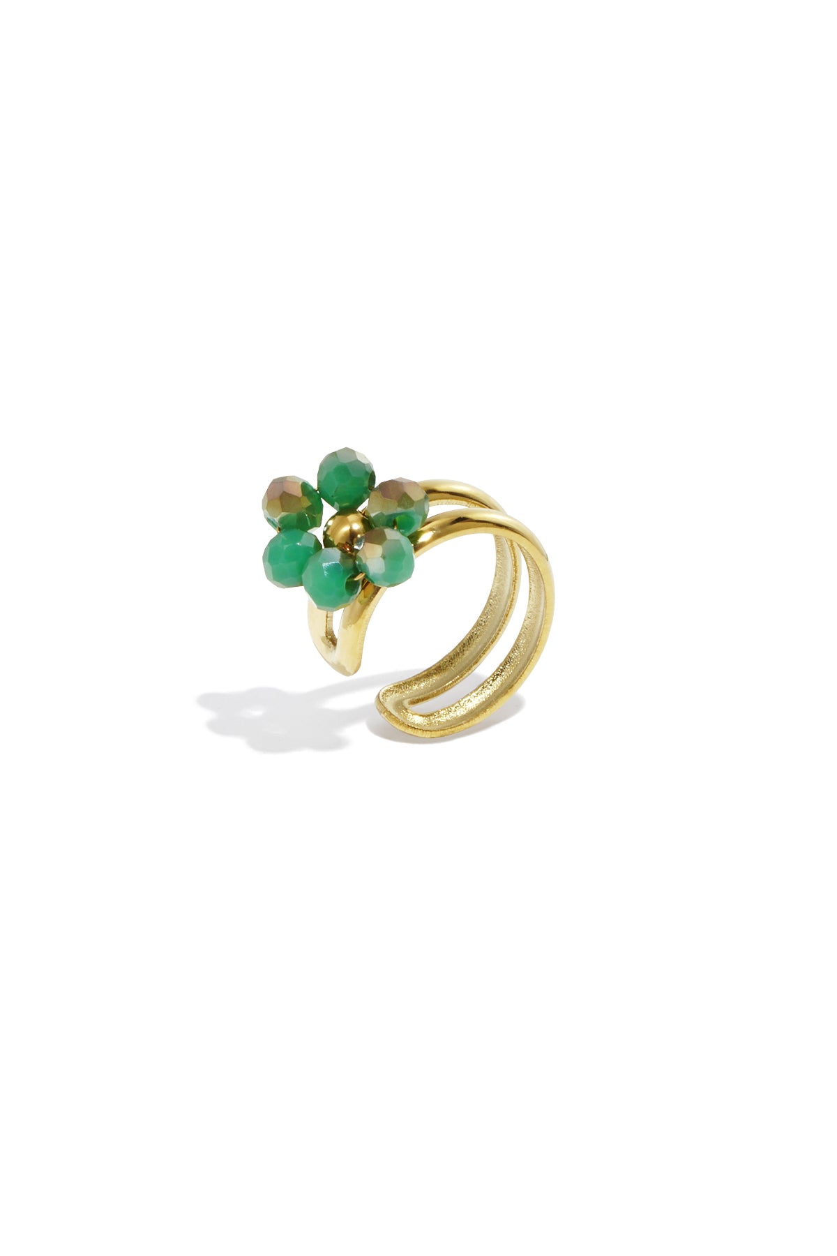 Stainless Steel Ear Cuffs Flower Casual Daily Simple Series Women's jewelry - Ella