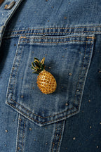 Pineapple brooch