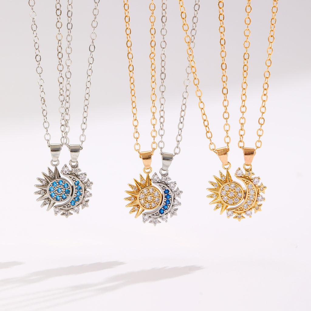 Magnetic Sun&Moon Necklace