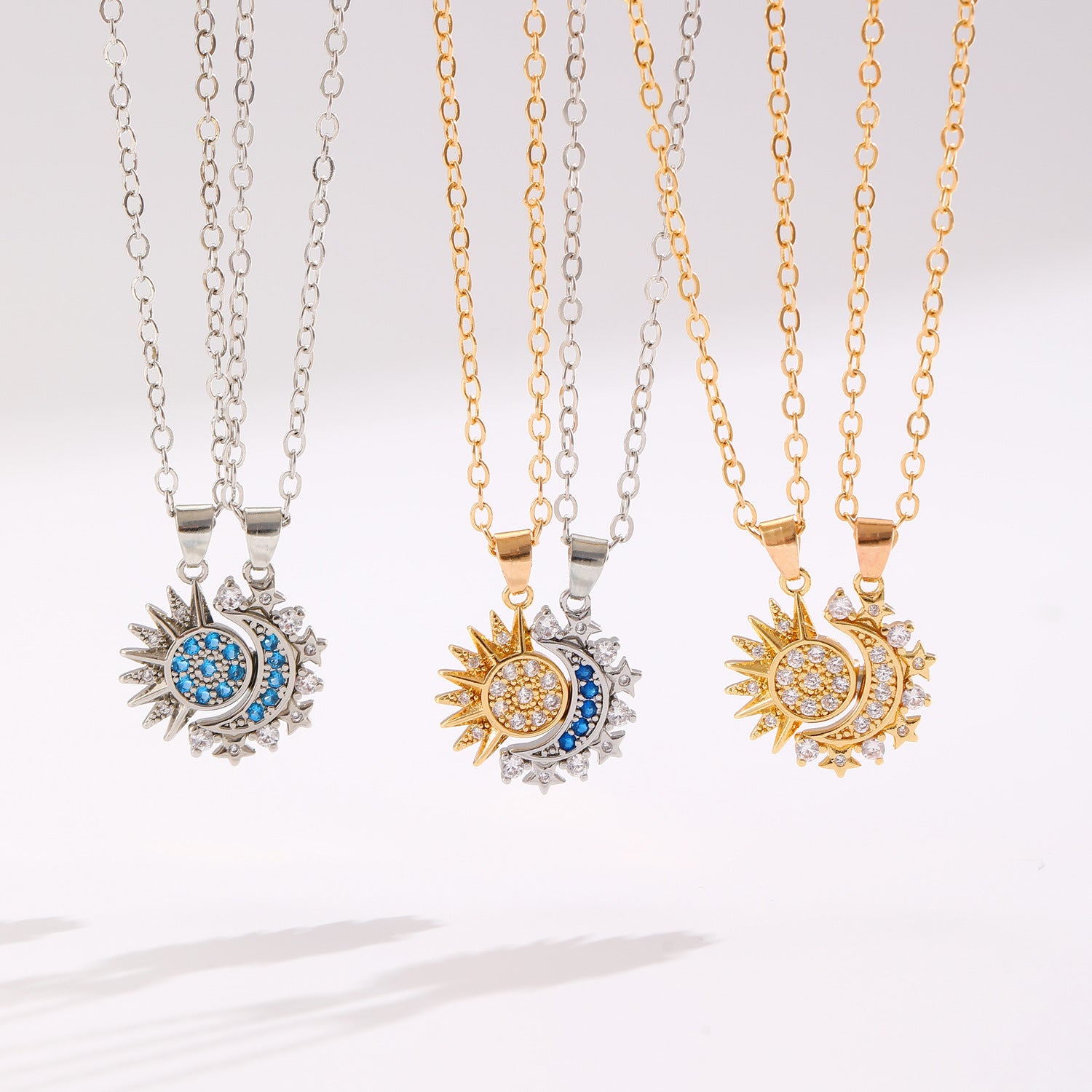 Magnetic Sun&Moon Necklace